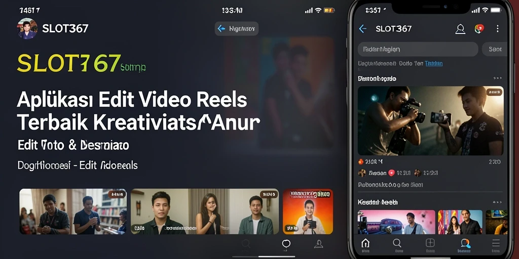Antarmuka SLOT367 yang intuitif dan fitur lengkap untuk Edit Video Reels.