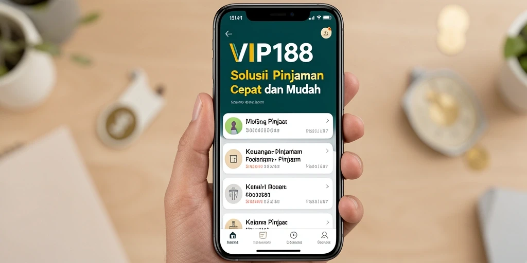 Tampilan antarmuka VIP188 yang sederhana dan fungsional.